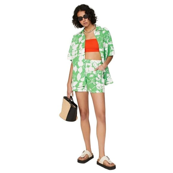 Rails Mackinley Shirt in Green XSmall Womens Button Down Top - Picture 4 of 16